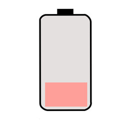 Battery charge flat icons