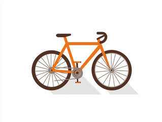 Fototapeta premium Vélo de course sur fond blanc