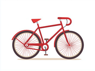 Fototapeta premium Vélo de course sur fond blanc
