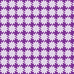 seamless purple pattern with pink flowers design
