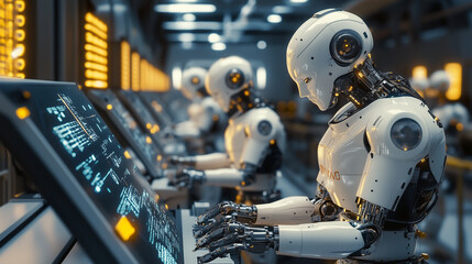 Fototapeta premium the robot of the robot