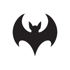 Spooky Bat Silhouette Vector 