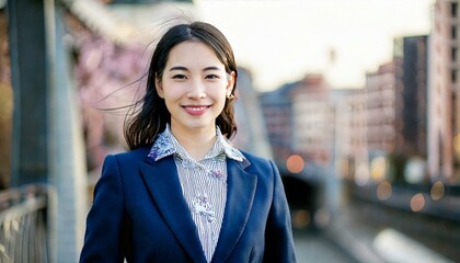 きれいめな日本人女性のポートレート
