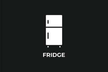 Fridge Vector, Icon Or Logo Sign Isolated Symbol Illustration