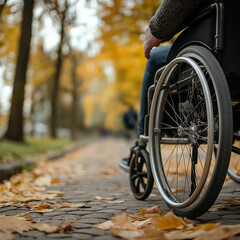 disabled man in wheelchair