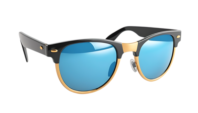  3D sunglasses icon for virtual reality