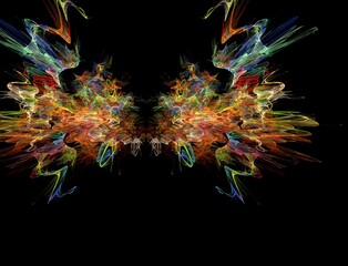 Imaginatory fractal abstract background Image