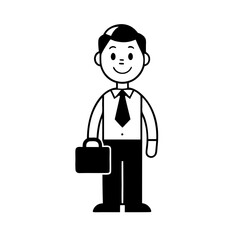 businessman with briefcase