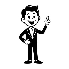 businessman with thumb up
