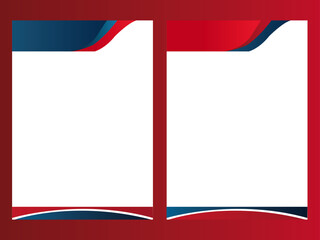 Abstract Letterhead Template: Stylish & Customizable.