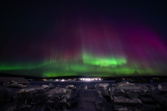 Aurora Borealis /Nordlicht in Kiruna