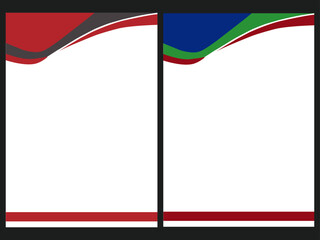 Abstract Letterhead Design for Unique Brand Identity