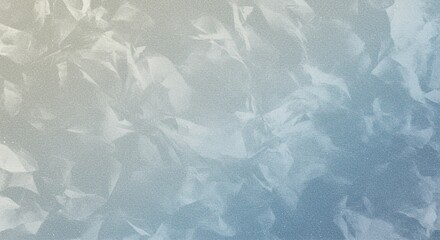 Abstract Textured Background Soft Blue and Gray Crumpled Paper Design