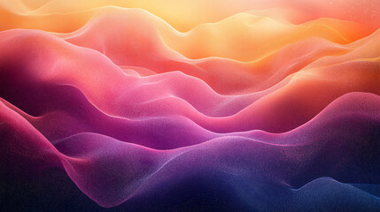 Smooth color transition with artistic noise texture, forming a trendy and futuristic abstract pattern