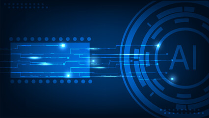 Abstract digital high tech design for banner background Vector illustration