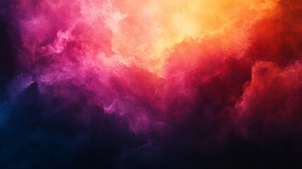 Vibrant gradient background with soft noise texture, blending warm and cool tones for a modern abstract design