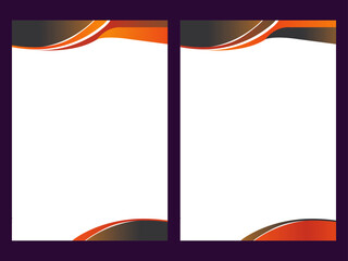 Creative Letterhead Template: Abstract & Professional Style.