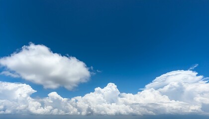 White clouds isolated on transparent background. Generative AI	
