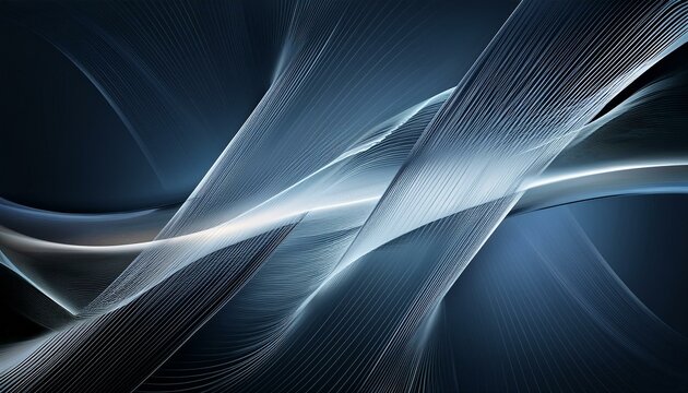 linkedin cover design with futuristic technological lines soft light color on dark blue gray background