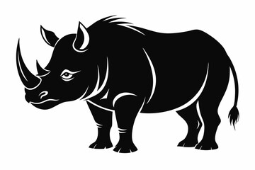 Fototapeta premium shark silhouette black vector