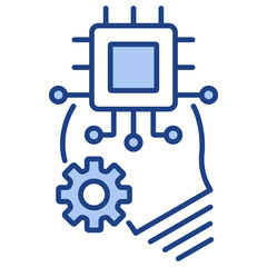 New Technology Blue Icon