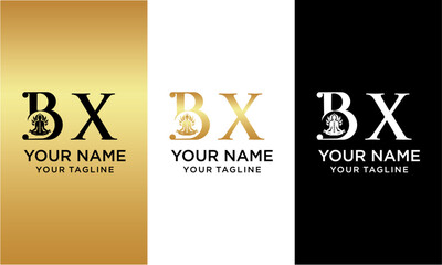 Initial letter B beauty luxury