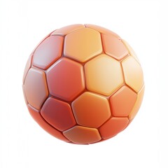 Fototapeta premium Soccer ball rolling isolated on white background