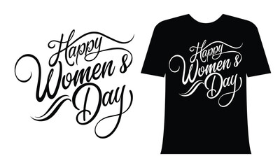 Happy Women's Day T-Shirt Design  