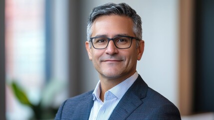 Portrait of a Confident Man in Business Attire