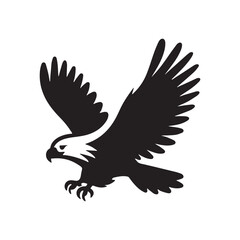 Eagle Wings Silhouette – Majestic Bird Vector Clipart