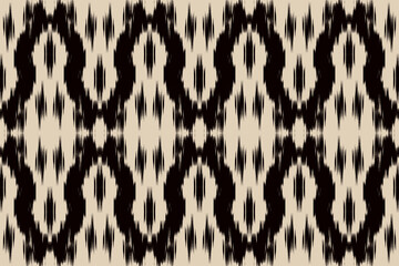 Ikat seamless pattern, geometric design, motif ethnic handmade, Ikat ethnic tribal, boho colors seamless wallpaper. Ethnic Ikat abstract background art.Illustration for greeting cards, printing