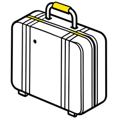 suitcase with luggage
