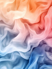 Obraz premium Smooth abstract gradient, soft pastel colors, subtle transitions, seamless texture