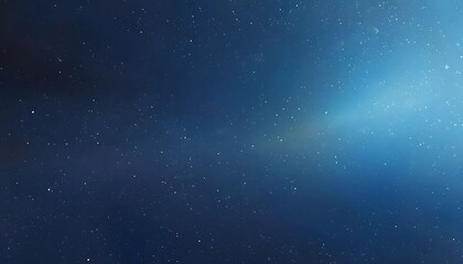 Starry Night Sky With Gradient Blue Background And Bright Stars