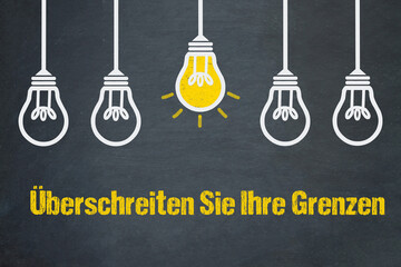 Überschreiten Sie Ihre Grenzen