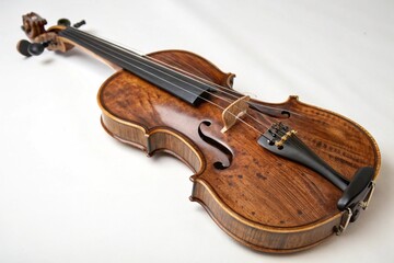 Fototapeta premium violin on white background