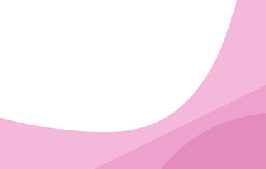 Abstract simple gradient pink wave background. flat pink gradation. wavy background	