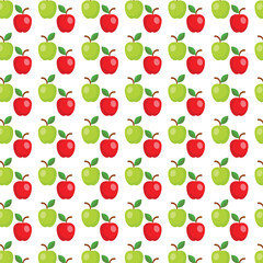 seamless background with apples