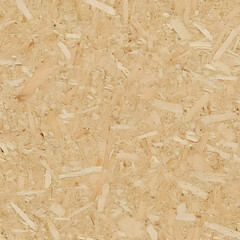 Fototapeta premium seamless osb oriented strand board texture tile top view wood material wooden plate ground wall for surface mapping architecture game design 2d flat 