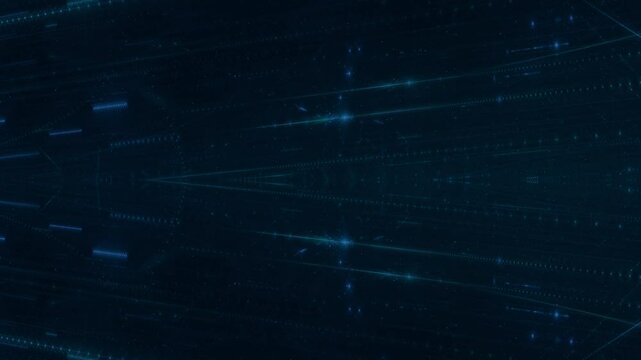 Digitaler Datenstrom - schnelles Internet, Energie, Forschung, Wissenschaft, Industrie, Innovation, Technologie, Computer, Netzwerk, Kommunikation,   k&uuml;nstliche Intelligenz, Digitalisierung, blau