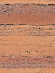 seamless rammed earth clay texture tile top view natural red brown layers wall ground for surface mapping architecture game design 2d flat	