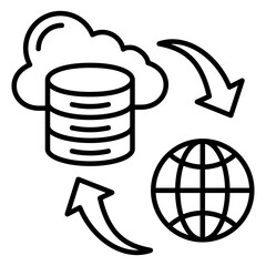 Hosting Outline Icon