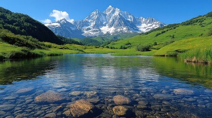 Mountain Lake Scenic View (1)