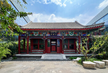 A view of the China Garden at Beijing Daxing Airport