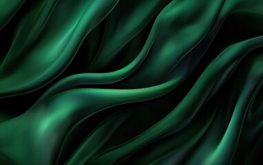 Obraz premium Elegant dark emerald with smooth lighting gradients for Saint Patricks Day