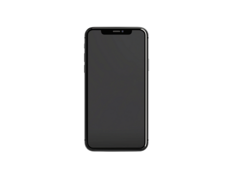 Empty smartphone screen Generative AI