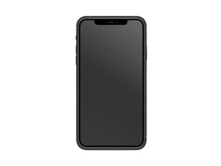 Empty smartphone screen Generative AI