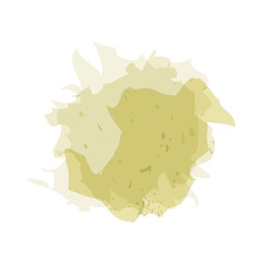 和風の水彩風背景素材-黄土色