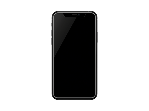 Empty smartphone screen Generative AI
