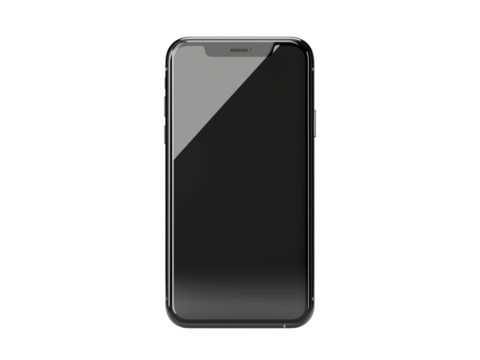 Empty smartphone screen Generative AI